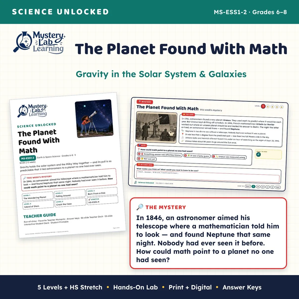 The Planet Found With Math cover