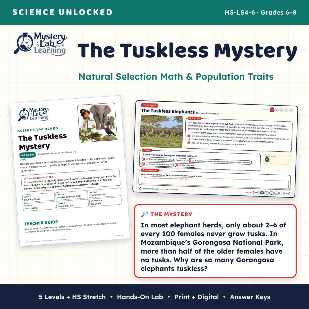 The Tuskless Mystery cover