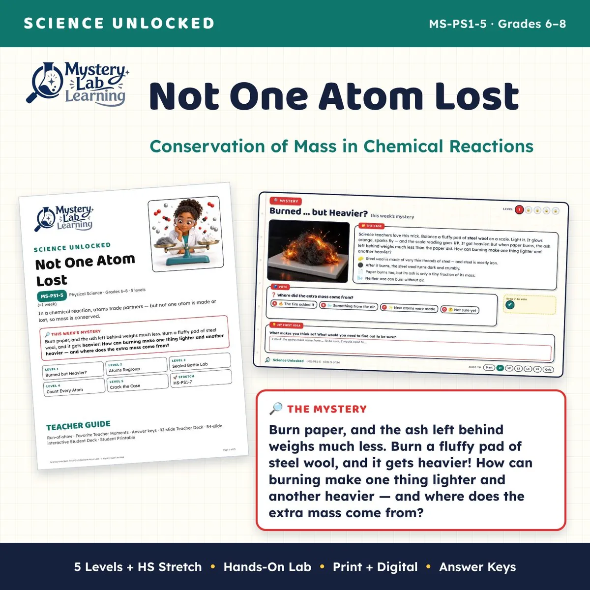 Not One Atom Lost cover