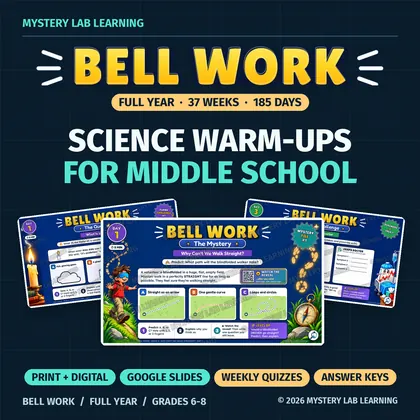 Science Bell Ringers Full Year cover